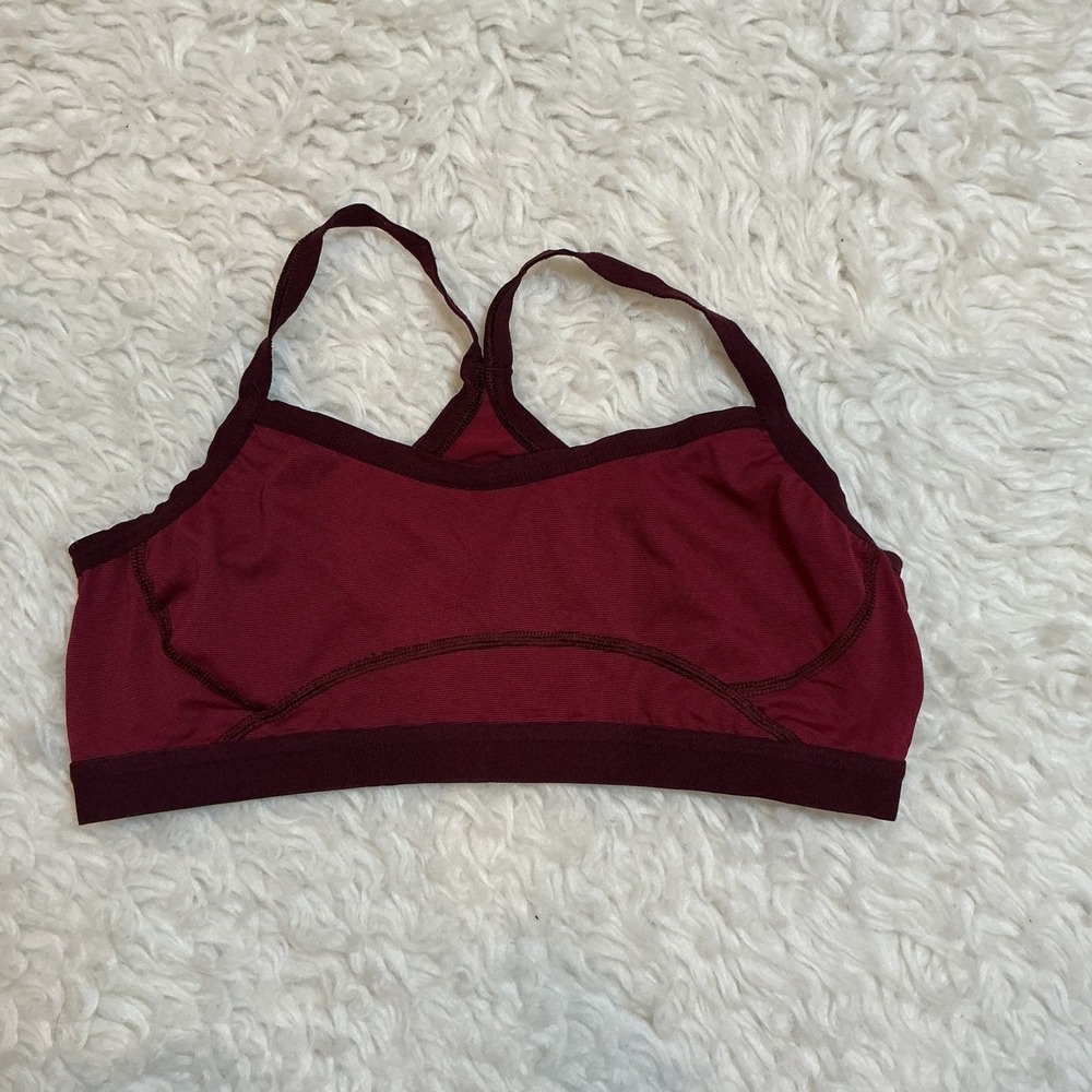 Arc'teryx Phase SL Sports Bra Womens Large Maroon Excellent Racerback‎ Hiking